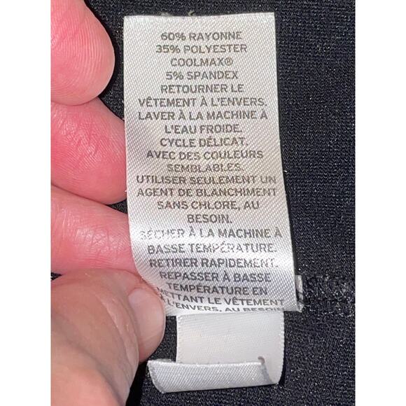 Nordstrom Basic Black Tunic Tee - Size XL -‎ Soft Rayon With Lots of Stretch - Picture 7 of 8